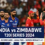 Zimbabwe national cricket team vs India national cricket team match scorecard