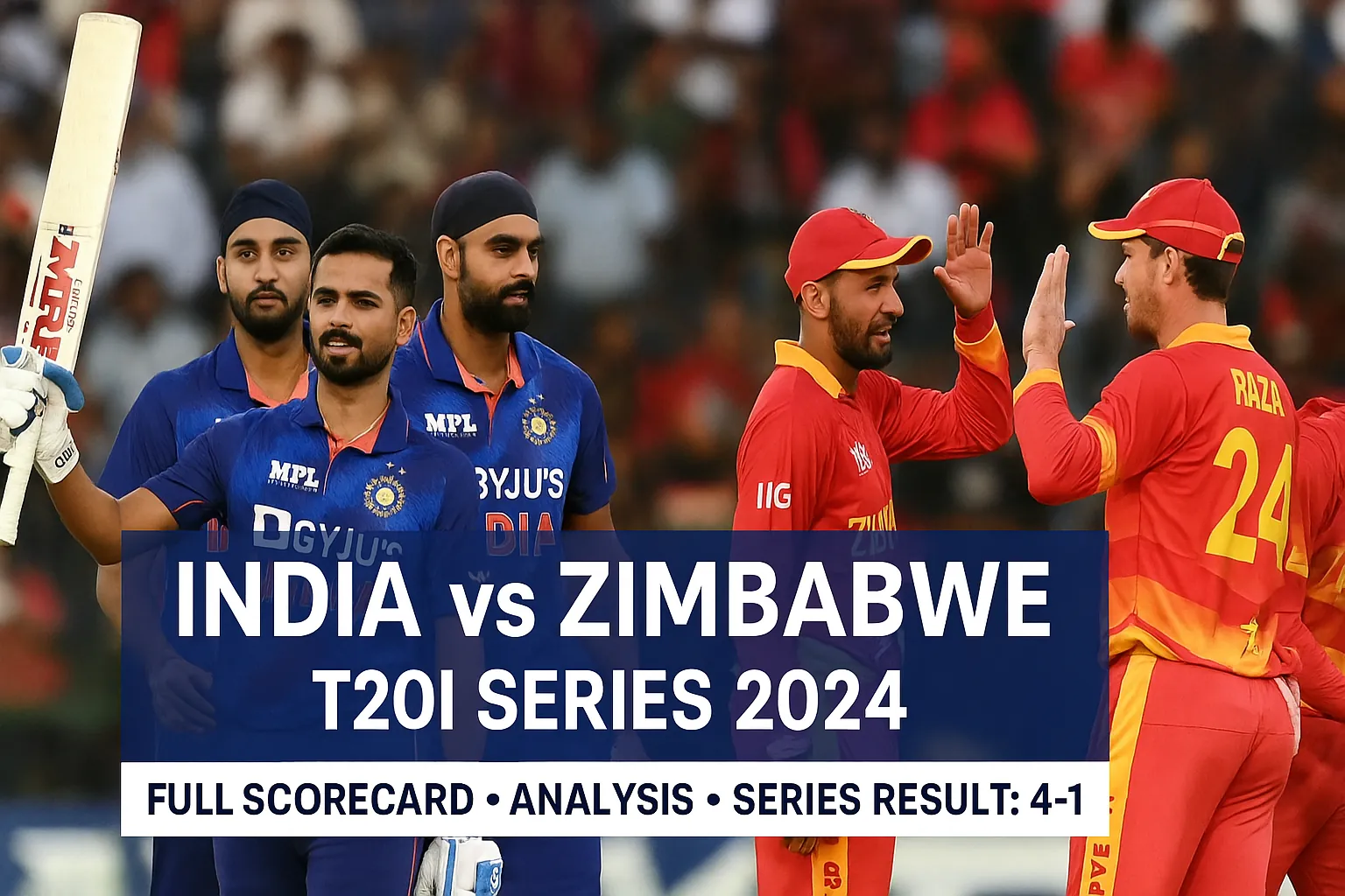 Zimbabwe national cricket team vs India national cricket team match scorecard